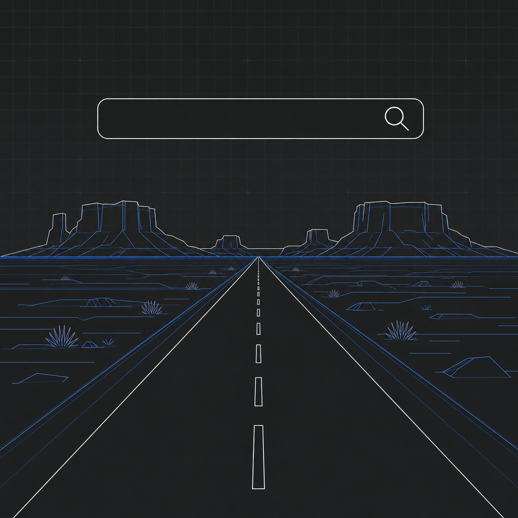 Desert highway, Kingman AZ